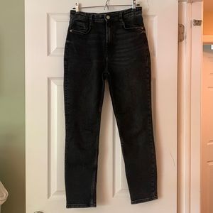 Black Dark Wash Skinny Jeans - Zara